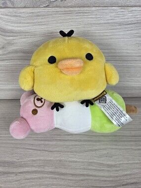 Rilakkuma San-X Kiiroitori on Botchan Dango Kawaii Plush SU16